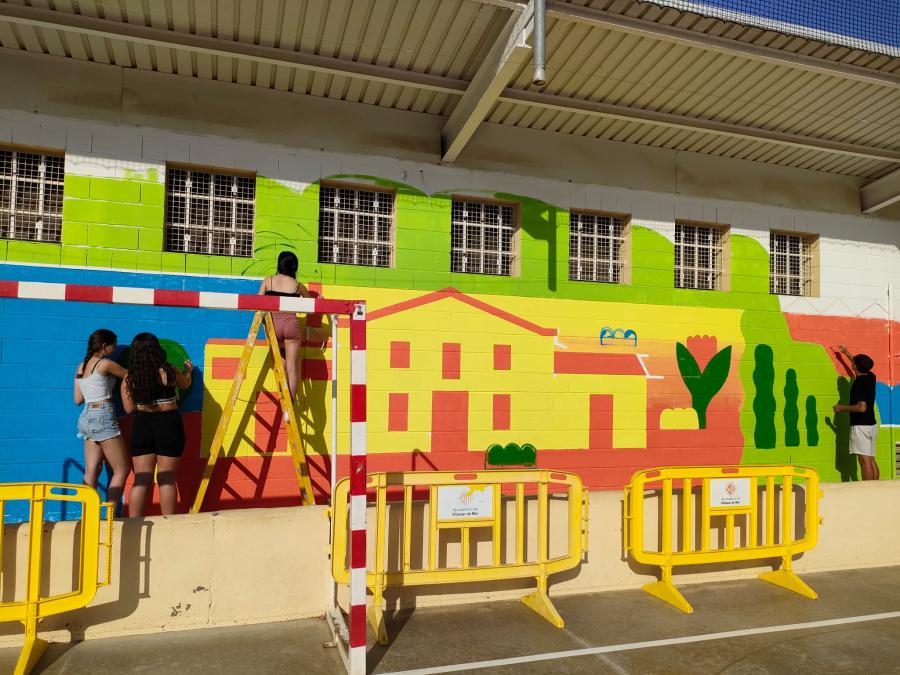 Murals a les escoles de Vilassar de Mar