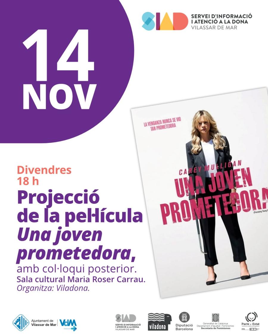 Cinefòrum amb "Una joven prometedora" Cinefòrum amb "Una joven prometedora"