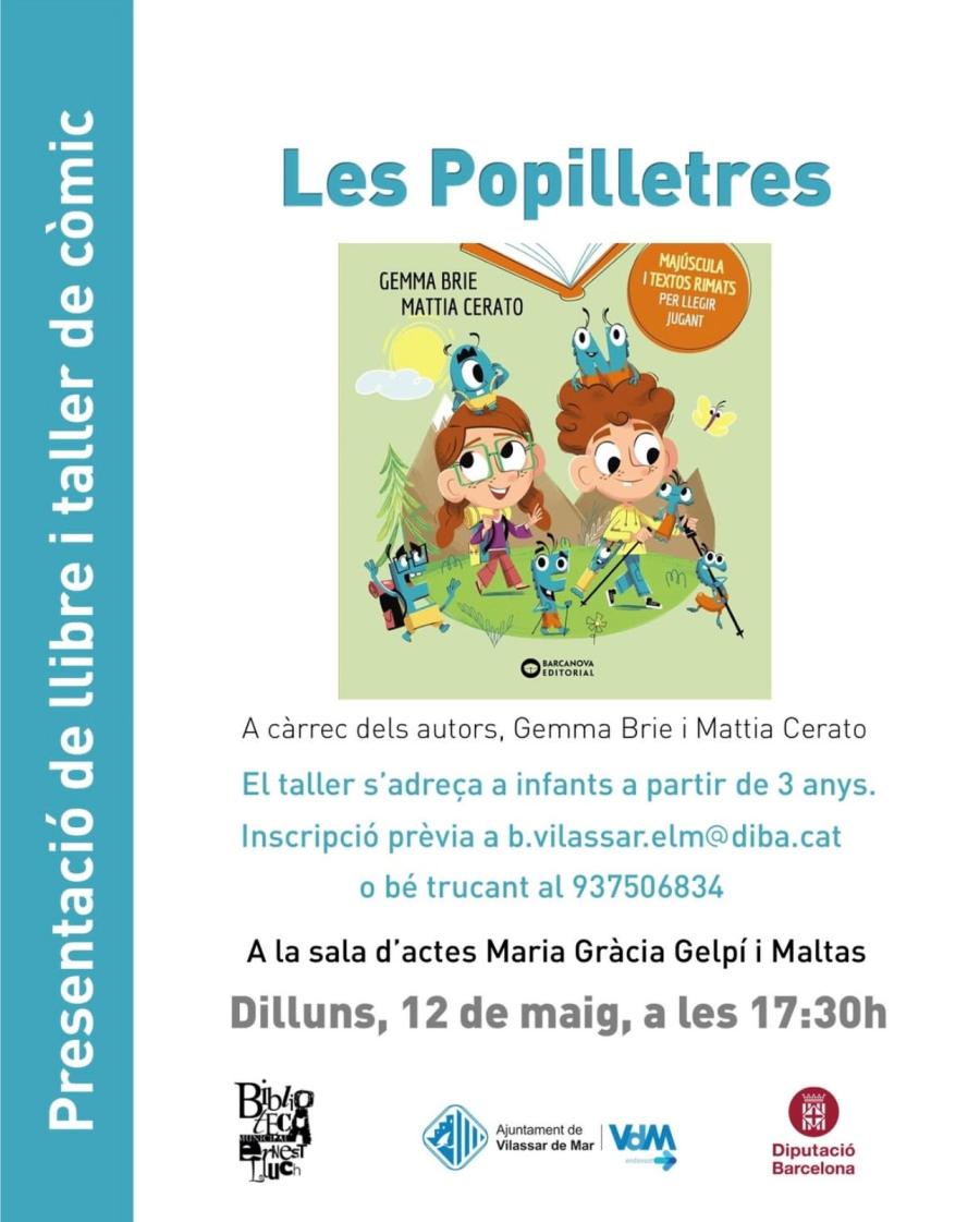 Presentació del llibre i taller de còmic "Les Popilletres"