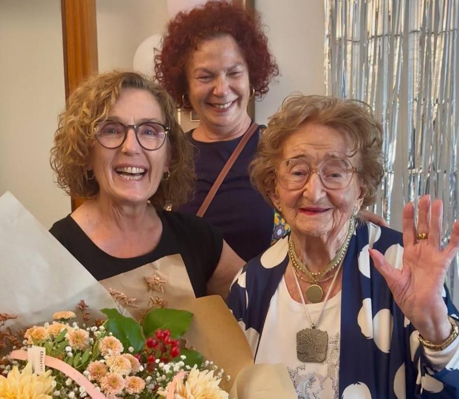 Felicitació institucional a Ramona Rial pels seus 100 anys