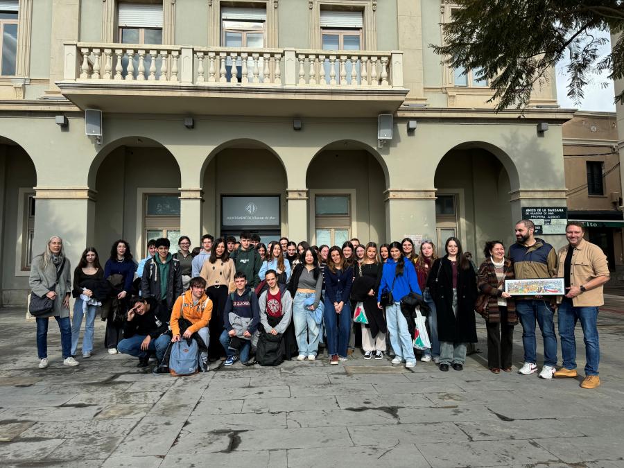 Rebuda de l'alumnat alemany