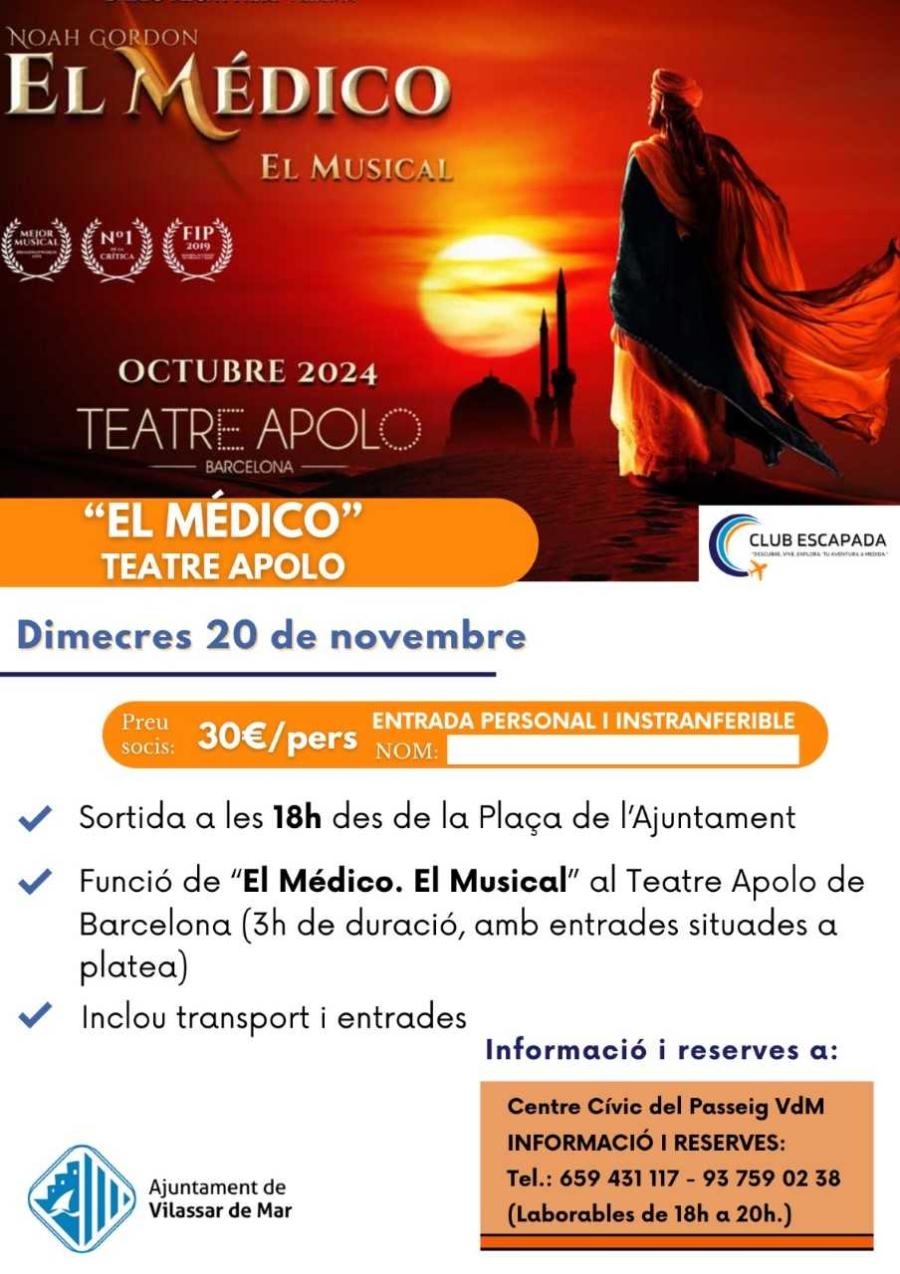 Cartell de la sortida del CC. del Passeig