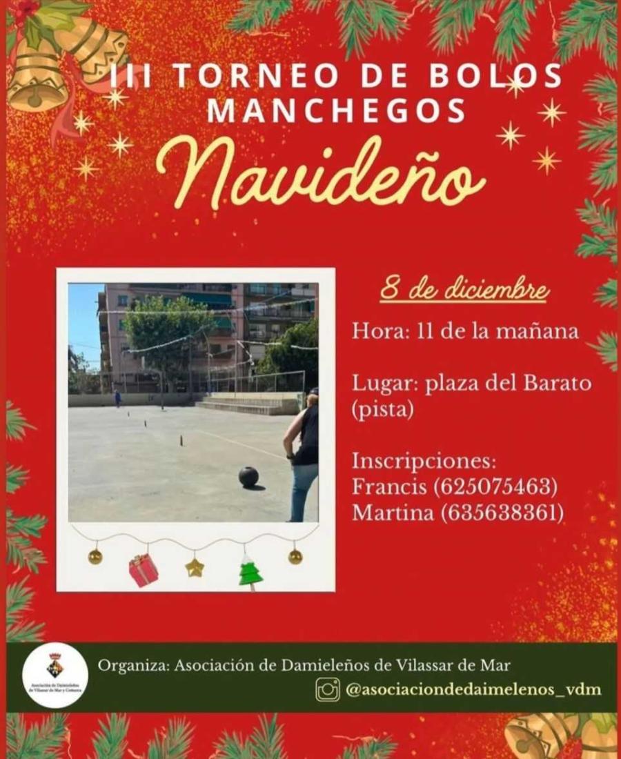 Cartell III torneig de bolos manxecs