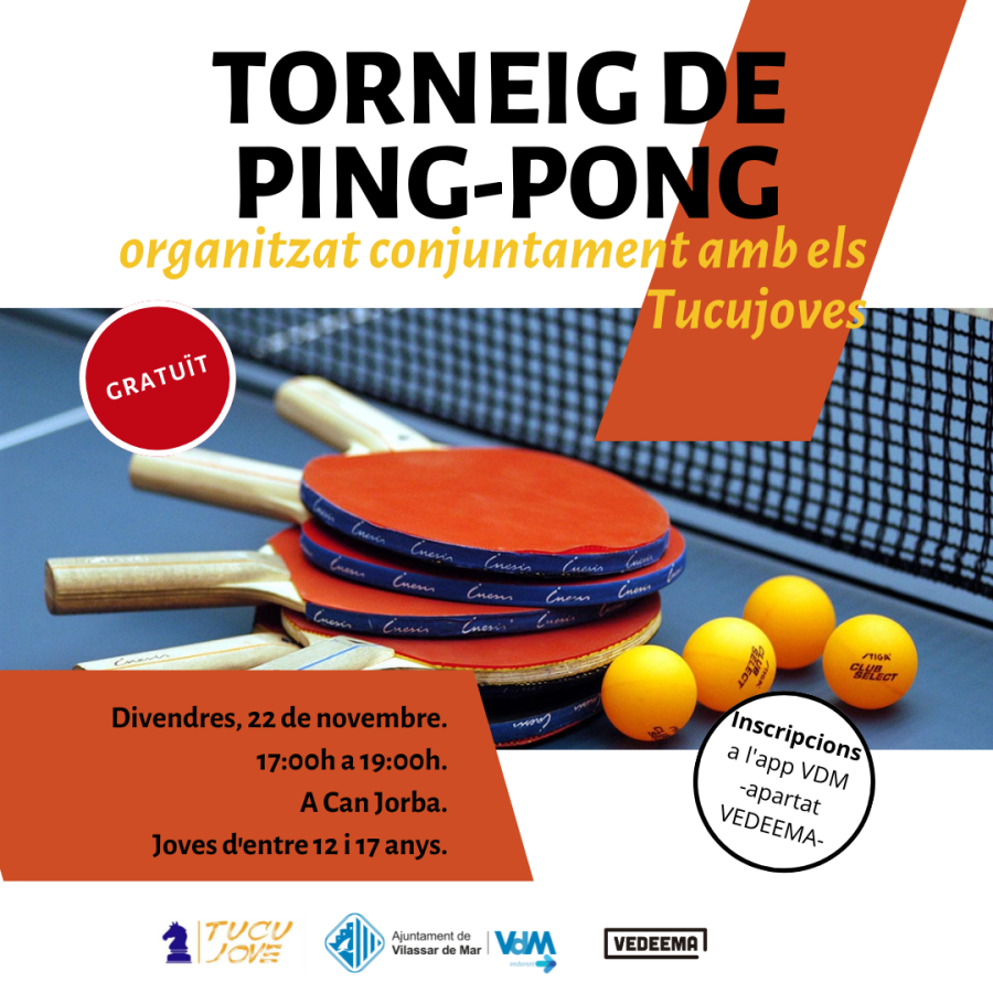 Torneig de ping-pong jove