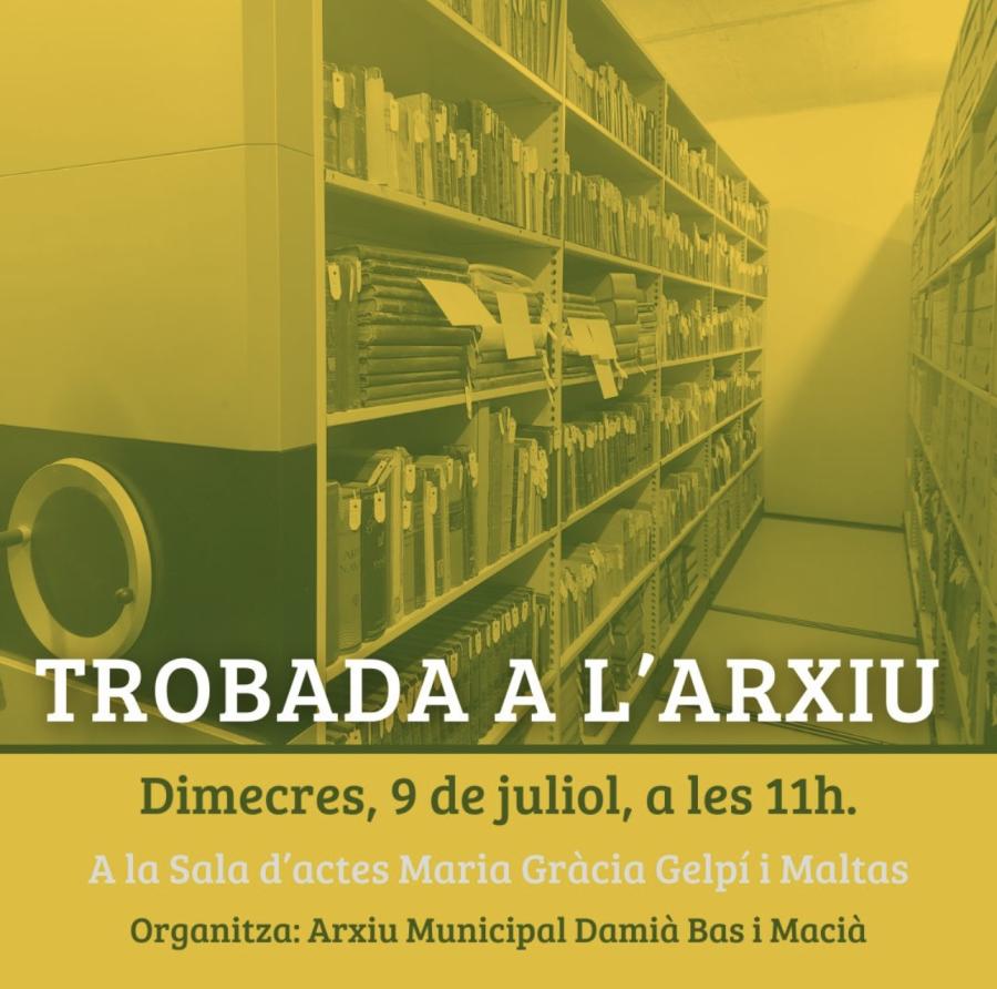 Trobada a l'Arxiu Municipal