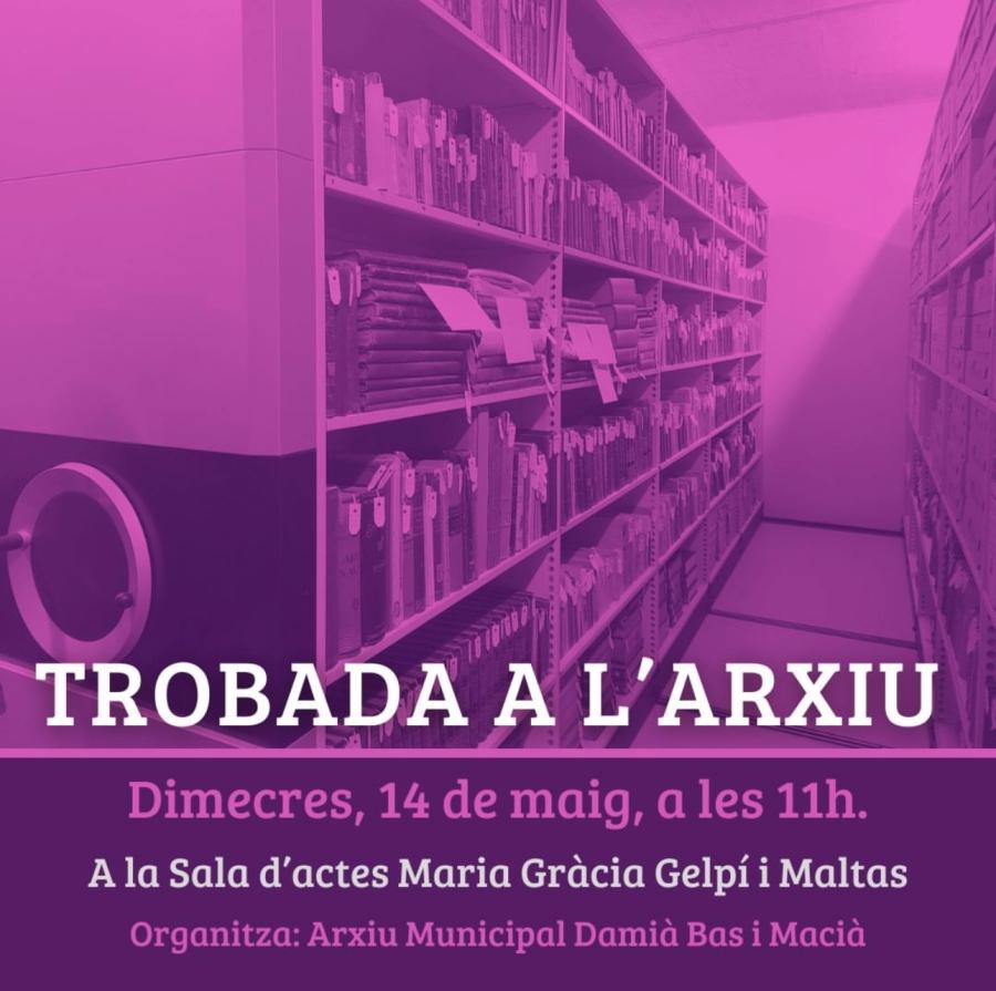 Trobada a l'arxiu