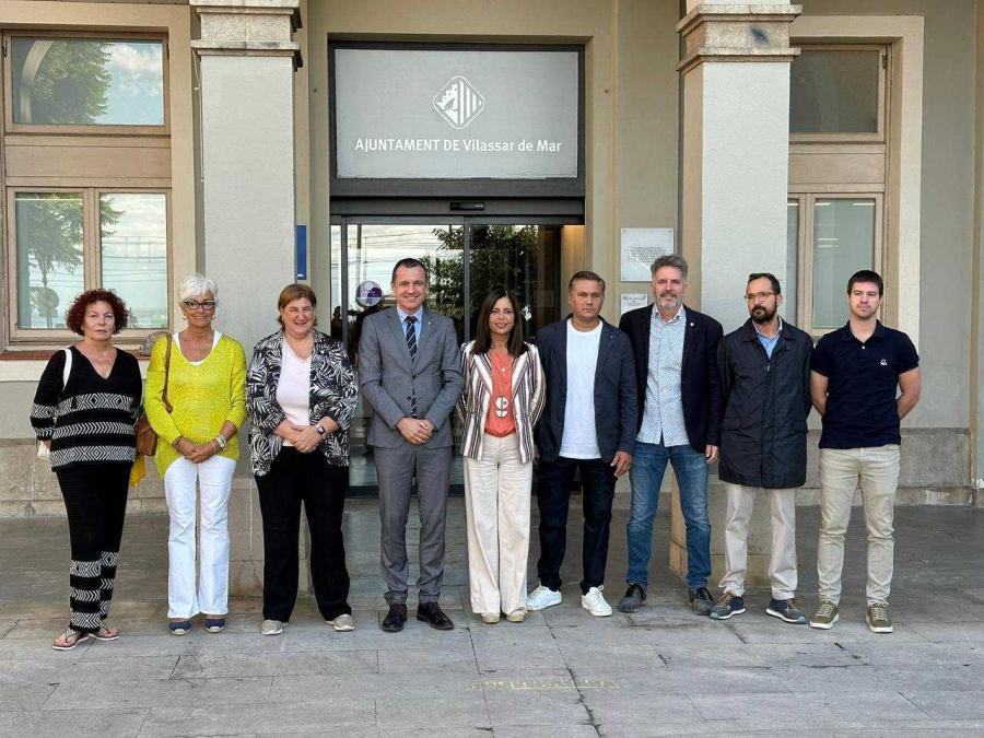 Rebuda al Conseller d'Agricultura de la Generalitat